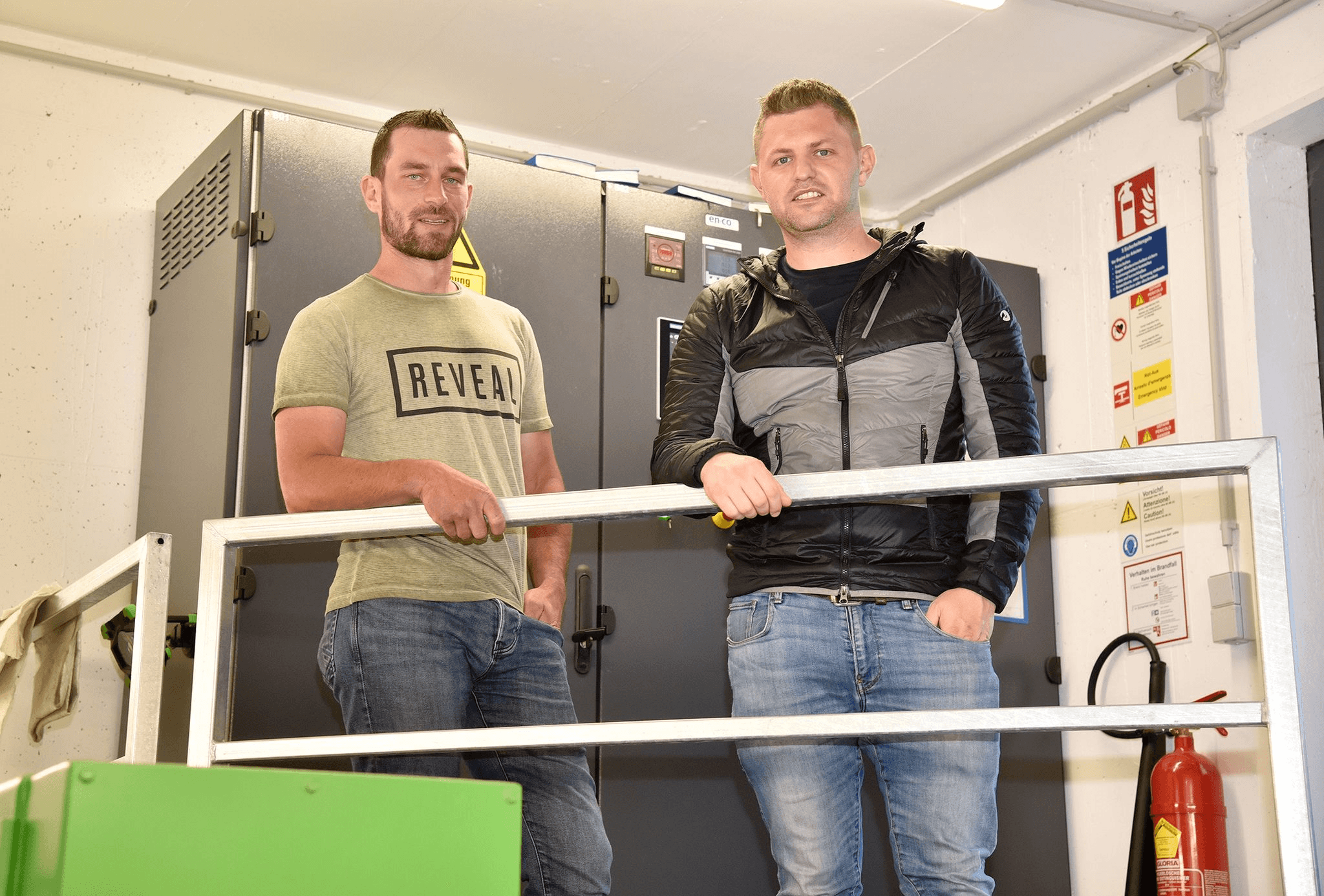 EEG Oberlungau Chefs bei der Arbeit